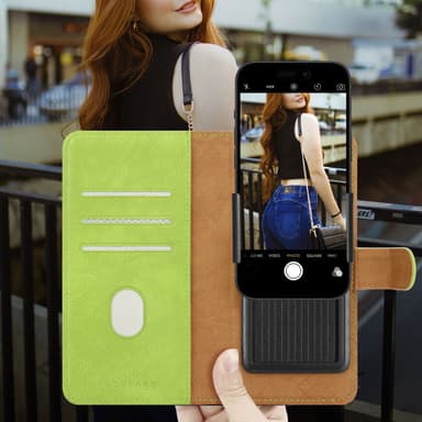 iPhone 16e Suojakuori Lompakkokotelo Case Cover