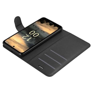 Nokia XR21 Suojakuori Lompakkokotelo (Musta)
