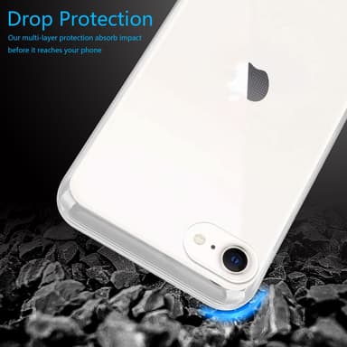 iPhone SE4 Suojakuori Kotelo Case (Läpinäkyvä)