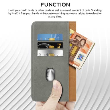 iPhone 16e Suojakuori Lompakkokotelo Case Cover