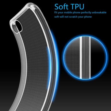 iPhone SE4 Suojakuori Kotelo Case (Läpinäkyvä)
