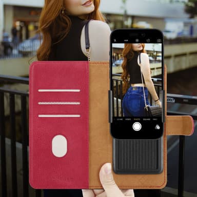 iPhone 16e Suojakuori Lompakkokotelo Case Cover