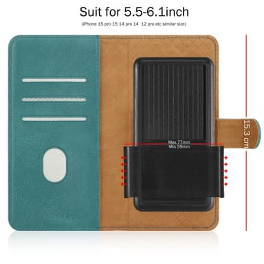 iPhone 16e Suojakuori Lompakkokotelo Case Cover