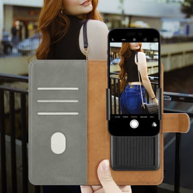 iPhone 16e Suojakuori Lompakkokotelo Case Cover