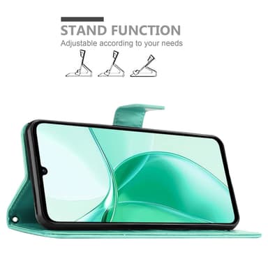 ZTE Blade A35 / A55 Suojakuori Lompakkokotelo Kukka