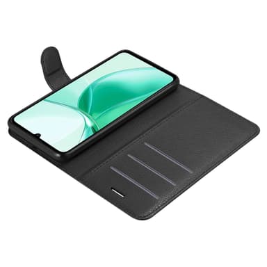 ZTE Blade A35 / A55 Suojakuori Lompakkokotelo (Musta)