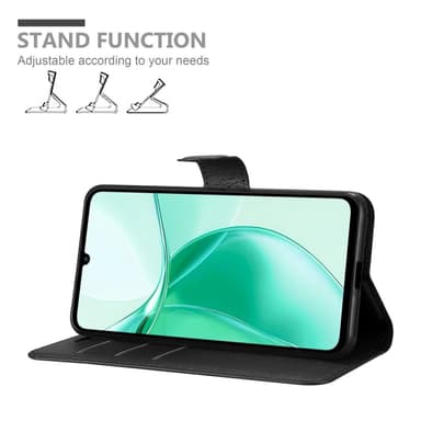 ZTE Blade A35 / A55 Suojakuori Lompakkokotelo (Musta)