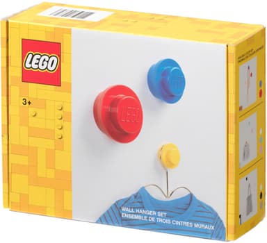 LEGO seinäripustin (3 kpl)