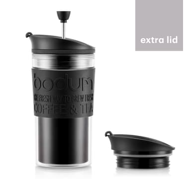 Bodum Kahvinkeitin lisäkannella TRAVEL PRESS SET 0.35 L