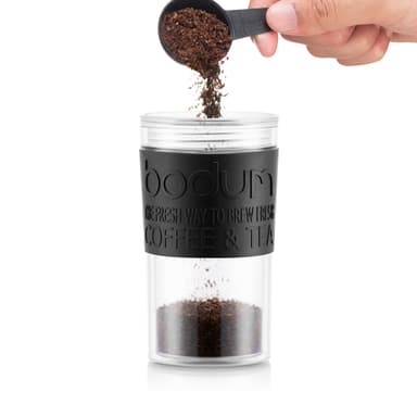 Bodum Kahvinkeitin lisäkannella TRAVEL PRESS SET 0.35 L