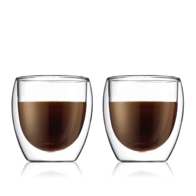 Bodum 2 kpl kaksoisseinäisiä termoslaseja PAVINA 0.25 L
