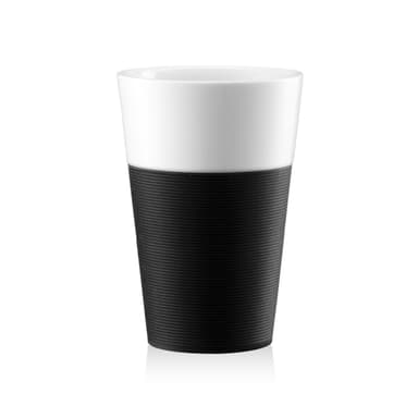 Bodum 2 kpl mukeja silikonireunuksella BISTRO 0.6 L