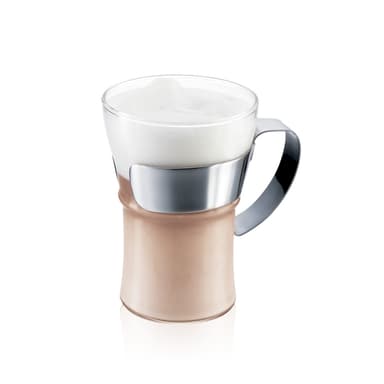 Bodum 2 kpl kahvilaseja teräskahvalla ASSAM 0.35 L