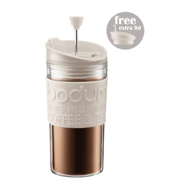 Bodum Kahvinkeitin lisäkannella TRAVEL PRESS SET 0.35 L