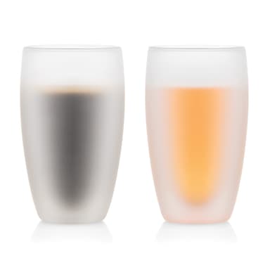 Bodum 2 Silikonipinnoitetuista kaksikerroksisista PAVINA-laseista 0.45 l PAVINA 0.45 L