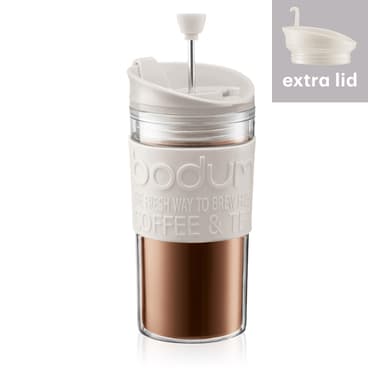 Bodum Kahvinkeitin lisäkannella TRAVEL PRESS SET 0.35 L