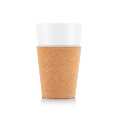 Bodum 2 kpl mukeja korkkireunuksella BISTRO 0.6 L