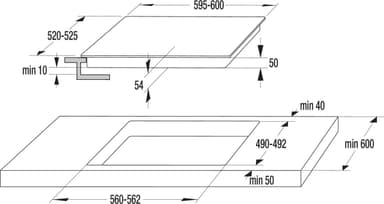 Hisense Keittotaso HI6442BSCWF