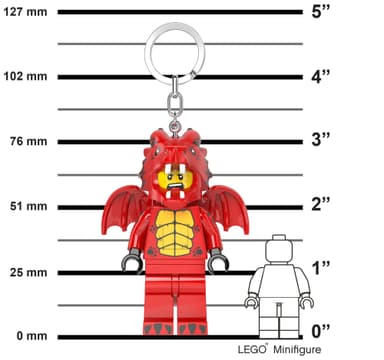 LEGO LED avaimenperä (lohikäärmepuku)
