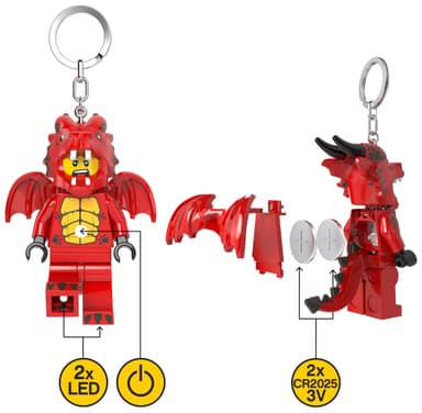 LEGO LED avaimenperä (lohikäärmepuku)