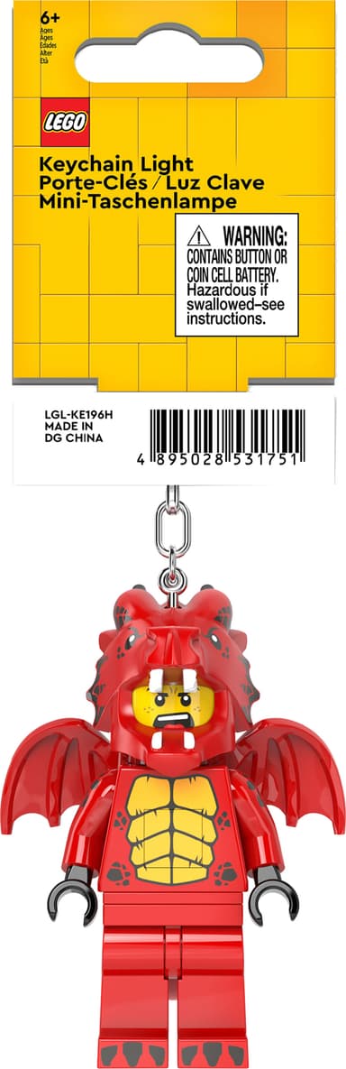 LEGO LED avaimenperä (lohikäärmepuku)
