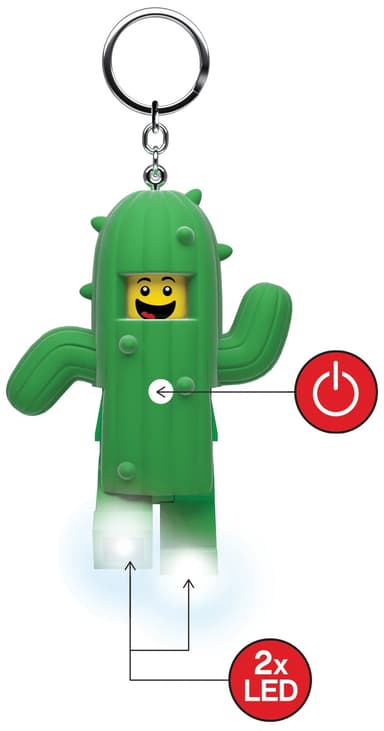 LEGO LED avaimenperä (kaktuspoika)