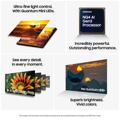 Samsung 50" QN90F 4K MiniLED älytelevisio (2025)