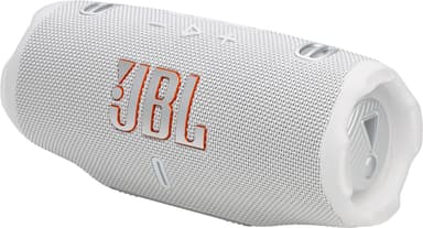 JBL Charge 6 langaton kannettava kaiutin (valkoinen)