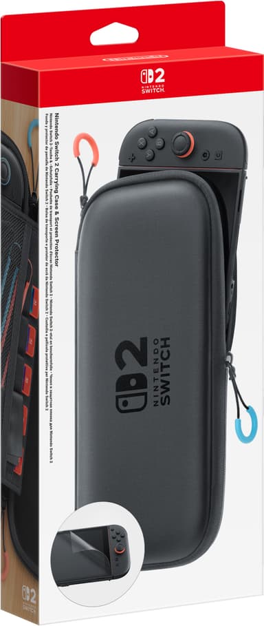 Nintendo Switch 2 kotelo + näytönsuoja