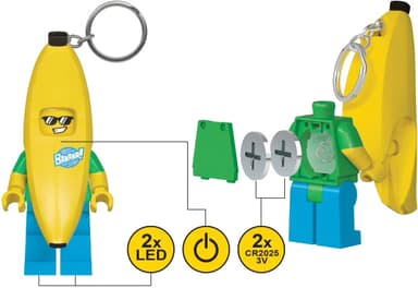 LEGO LED avaimenperä (banaanipukuinen mies)
