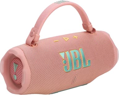 JBL Charge 6 langaton kannettava kaiutin (vaaleanpunainen)