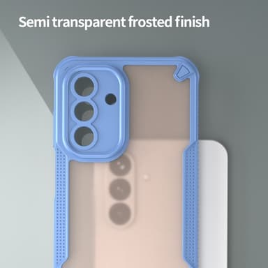 SKALO Samsung A26 5G Armor Hybrid Frosted Suojakuori - Sininen