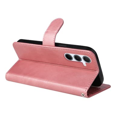 SKALO Samsung A56 5G PU-nahka Lompakkokotelo - Pinkki
