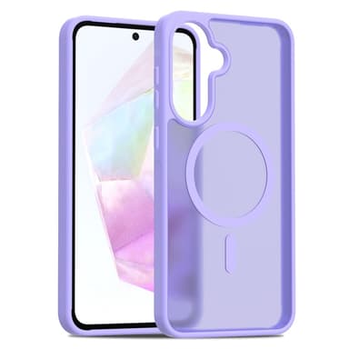SKALO Samsung A56 5G Skin-touch Hybrid Suojakuori - Violetti