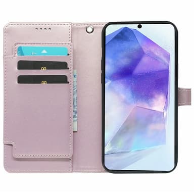 SKALO Samsung A56 5G 9-LOKERIKKOA Lompakkokotelo - Ruusukulta