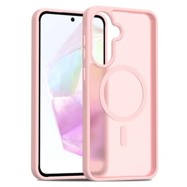 SKALO Samsung A36 5G Skin-touch Hybrid Suojakuori - Pinkki