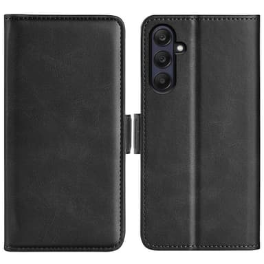 SKALO Samsung A26 5G Premium ID Lompakkokotelo - Musta