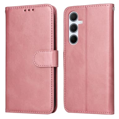 SKALO Samsung A56 5G PU-nahka Lompakkokotelo - Pinkki