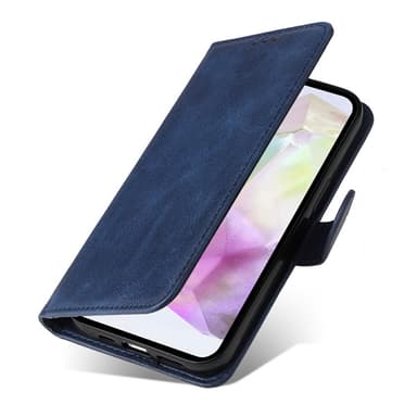 SKALO Samsung A36 5G PU-nahka Lompakkokotelo - Sininen