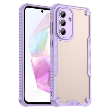 SKALO Samsung A36 5G Armor Hybrid Frosted Suojakuori - Violetti