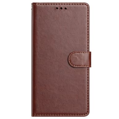 SKALO Samsung A26 5G PU-nahka Lompakkokotelo - Ruskea