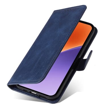 SKALO Xiaomi 15 PU-nahka Lompakkokotelo - Sininen