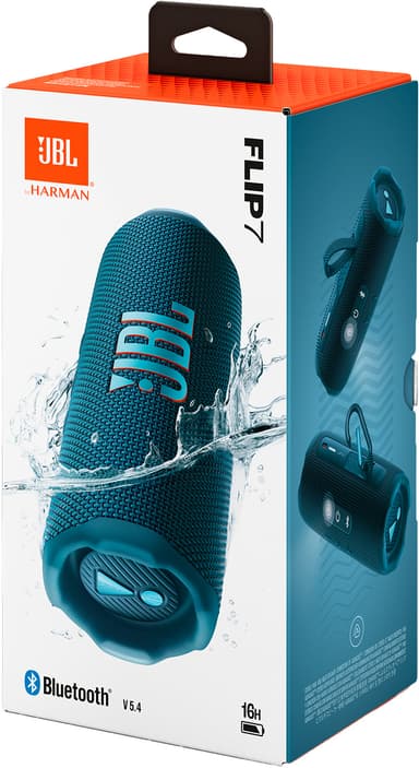 JBL Flip 7 langaton kannettava kaiutin (sininen)