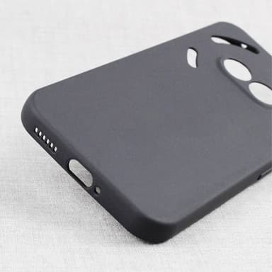 SKALO Nothing Phone (3a) 5G Mattamusta Ultraohut TPU Suojakuori - Musta