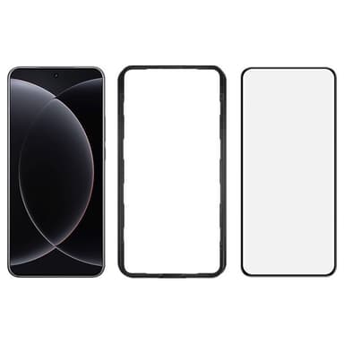 IMAK Xiaomi 15 Ultra 5G Kokonaisvaltainen näytönsuoja asennuskehyksellä - Musta