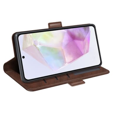 SKALO Samsung A36 5G Premium ID Lompakkokotelo - Ruskea