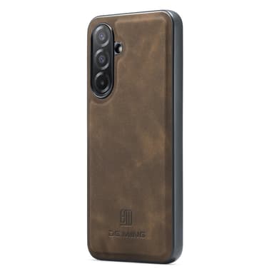 DG MING Samsung A26 5G Premium PU-nahka Hybrid Suojakuori - Tummanruskea