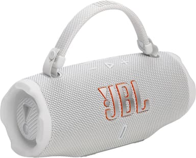 JBL Charge 6 langaton kannettava kaiutin (valkoinen)
