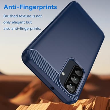 SKALO Samsung A26 5G Armor Carbon Suojakuori - Sininen