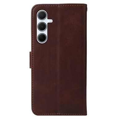 SKALO Samsung A36 5G PU-nahka Lompakkokotelo - Ruskea